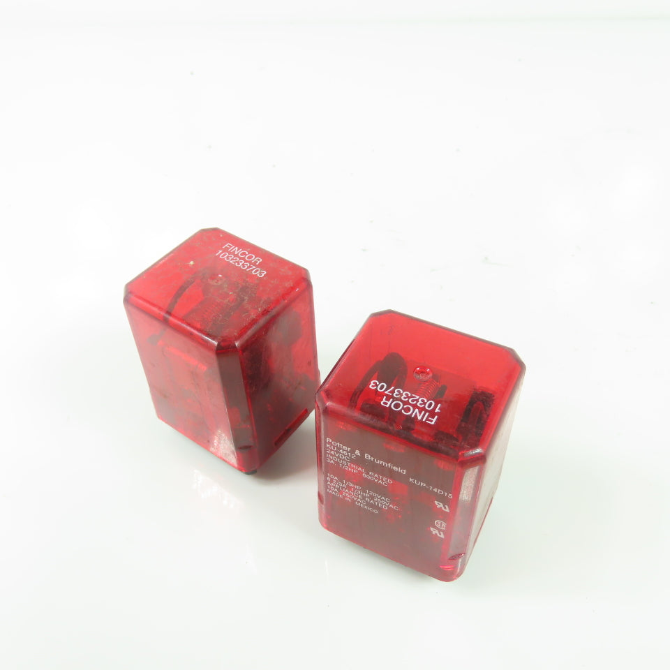 Potter & Brumfield KU-4612 Power Relay 24VDC 10A 120/240VAC Lot Of 2