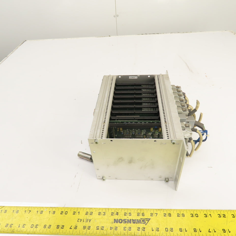 Fuji 10-Slot PLC Base Chassis W/ 6 I/O, FCS4 CPU, & FCS4 2SRV