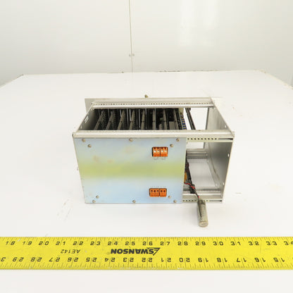 Fuji 10-Slot PLC Base Chassis W/ 6 I/O, FCS4 CPU, & FCS4 2SRV
