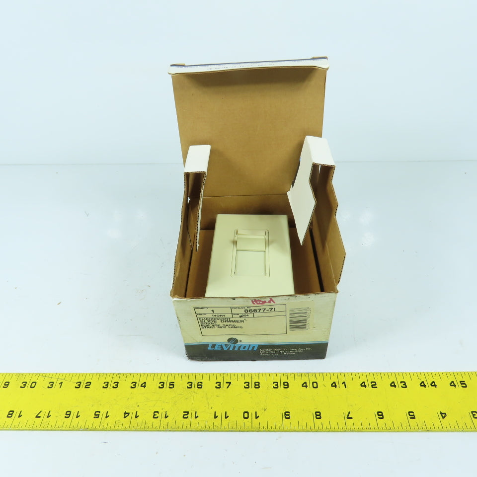 Leviton 86677-71 277VAC Fluorescent Slide Dimmer For 4-20 Rapid Start 40W Lamps