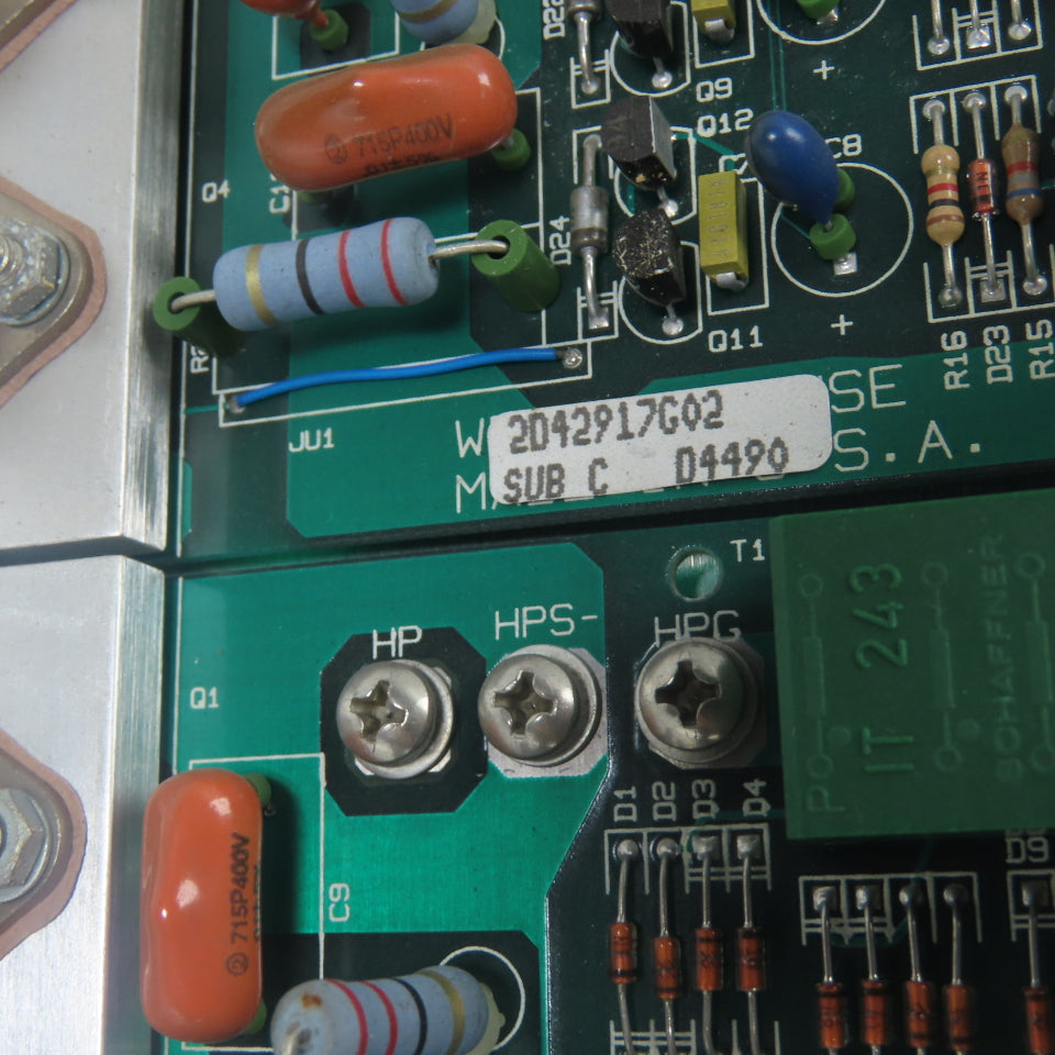 Westinghouse 2D42917G0 Printed Circuit Control Board Power Supply 2D42917G02