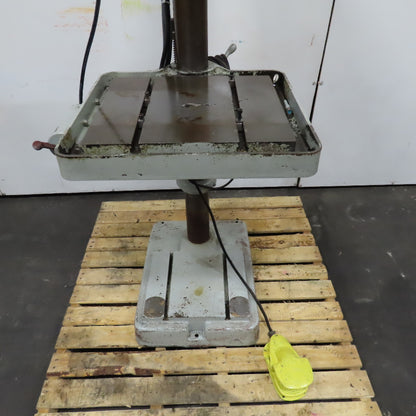Clausing 2276 20" Floor Model Drill Press 208/230 3Ph W/ Reverse 150-2000RPM