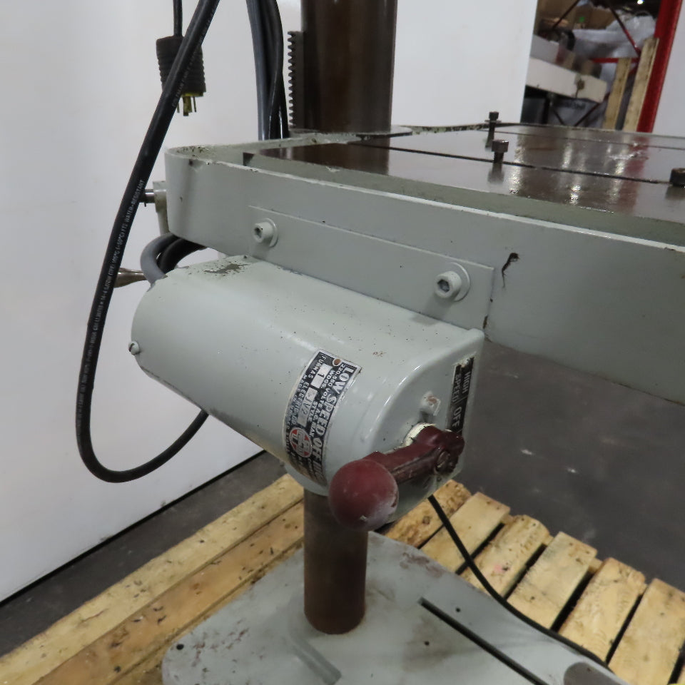 Clausing 2276 20" Floor Model Drill Press 208/230 3Ph W/ Reverse 150-2000RPM