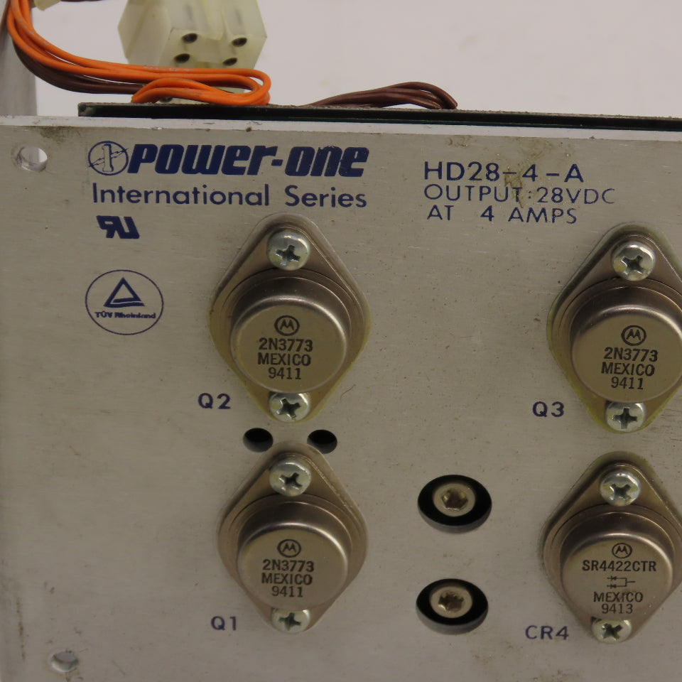 Power-One HD28-4-A 28VDC 4A DC Power Supply 100-240VAC Input
