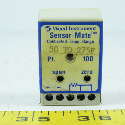 Weed Instrument 1817 Series 4150 50-275°F Temperature Range SensorMate 12-40VDC