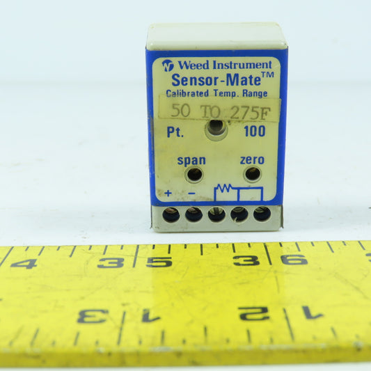 Weed Instrument 1817 Series 4150 50-275°F Temperature Range SensorMate 12-40VDC