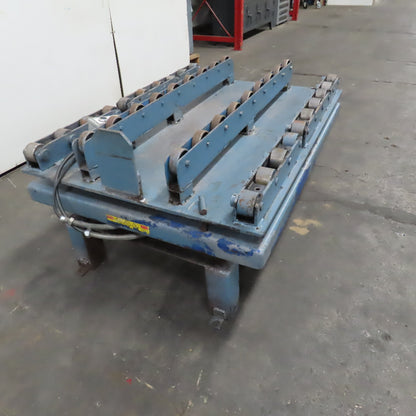 1 Ton* 56" x 40" Rotating Turn Table Scissor Lift Table 115-230V 1Ph 36" Lift