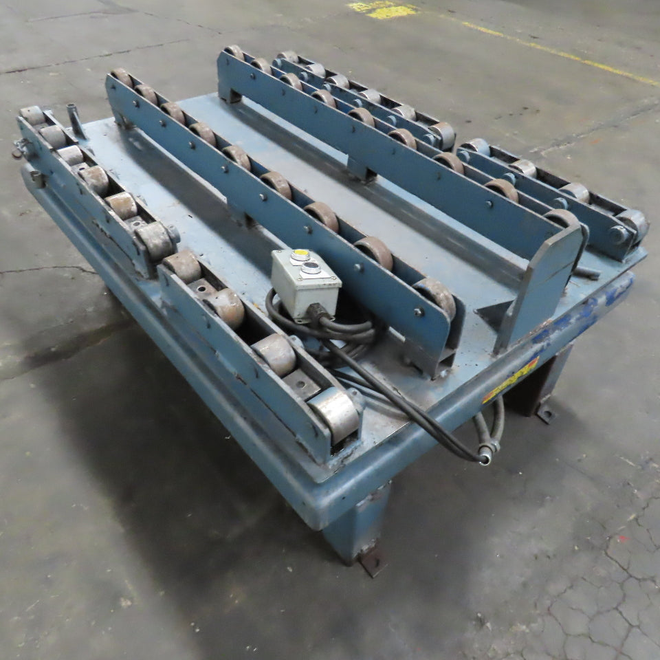 1 Ton* 56" x 40" Rotating Turn Table Scissor Lift Table 115-230V 1Ph 36" Lift