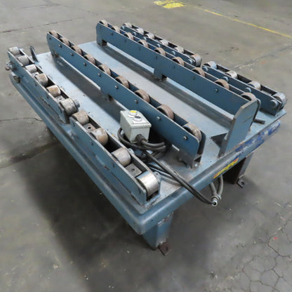 1 Ton* 56" x 40" Rotating Turn Table Scissor Lift Table 115-230V 1Ph 36" Lift