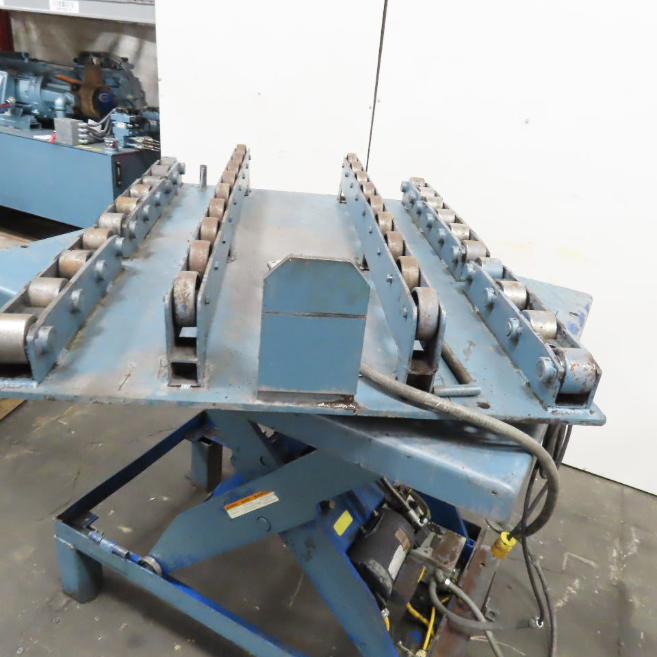 1 Ton* 56" x 40" Rotating Turn Table Scissor Lift Table 115-230V 1Ph 36" Lift