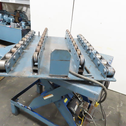 1 Ton* 56" x 40" Rotating Turn Table Scissor Lift Table 115-230V 1Ph 36" Lift