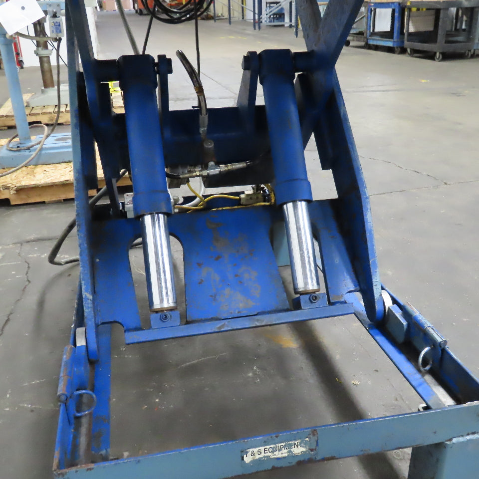 1 Ton* 56" x 40" Rotating Turn Table Scissor Lift Table 115-230V 1Ph 36" Lift