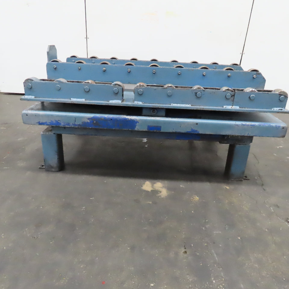 1 Ton* 56" x 40" Rotating Turn Table Scissor Lift Table 115-230V 1Ph 36" Lift