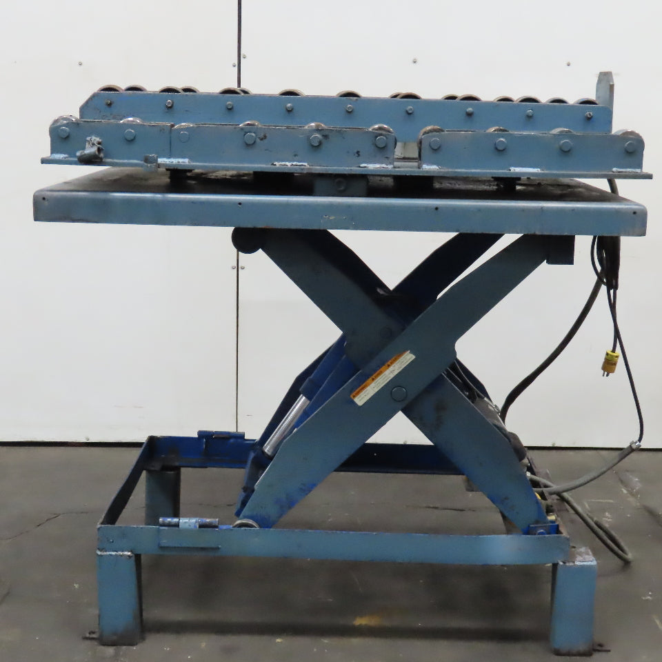 1 Ton* 56" x 40" Rotating Turn Table Scissor Lift Table 115-230V 1Ph 36" Lift