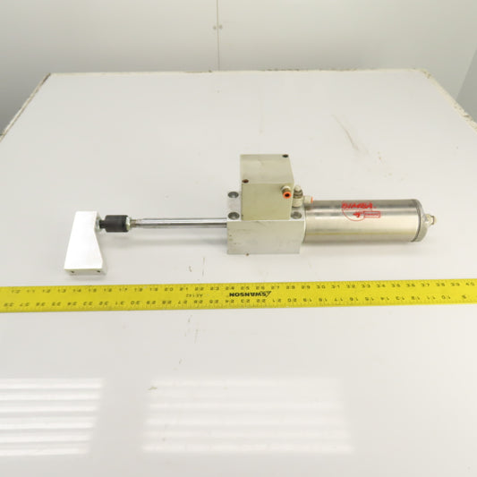 Bimba BFLM-706-DW Double Acting Stainless Rod Lock Air Cylinder 3" Bore 6"Stroke
