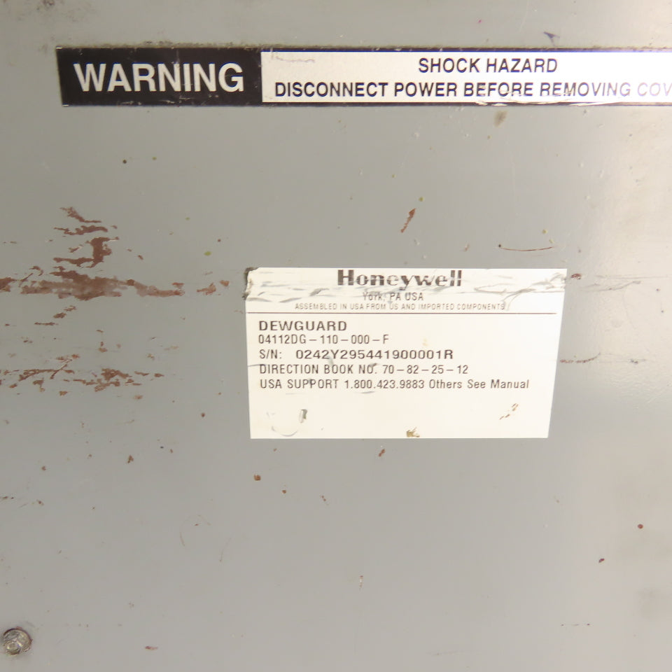 Honeywell 04112DG-110-000-F DewGuard 4112 DG Dew Point & Temp Transmitter 120V