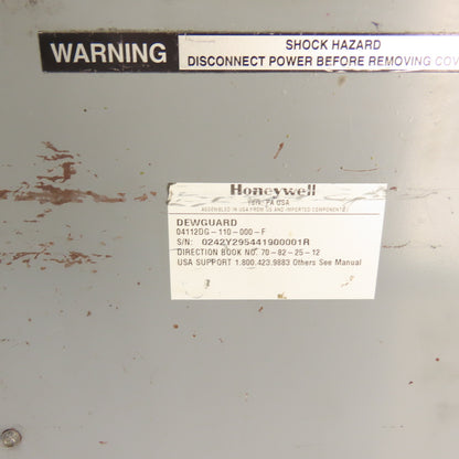 Honeywell 04112DG-110-000-F DewGuard 4112 DG Dew Point & Temp Transmitter 120V