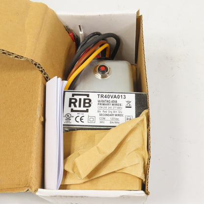RIB 41D381 TR40VA013 40VA Control Transformer Pri 208-240-2770-480V Sec 120V 1PH