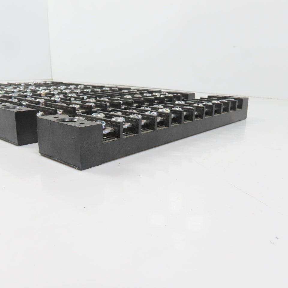 Tend TB25-12 600V 12-Position Terminal Block Pole Screw Strip Lot Of 7