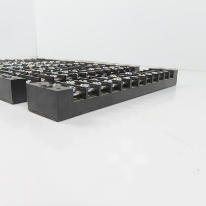 Tend TB25-12 600V 12-Position Terminal Block Pole Screw Strip Lot Of 7
