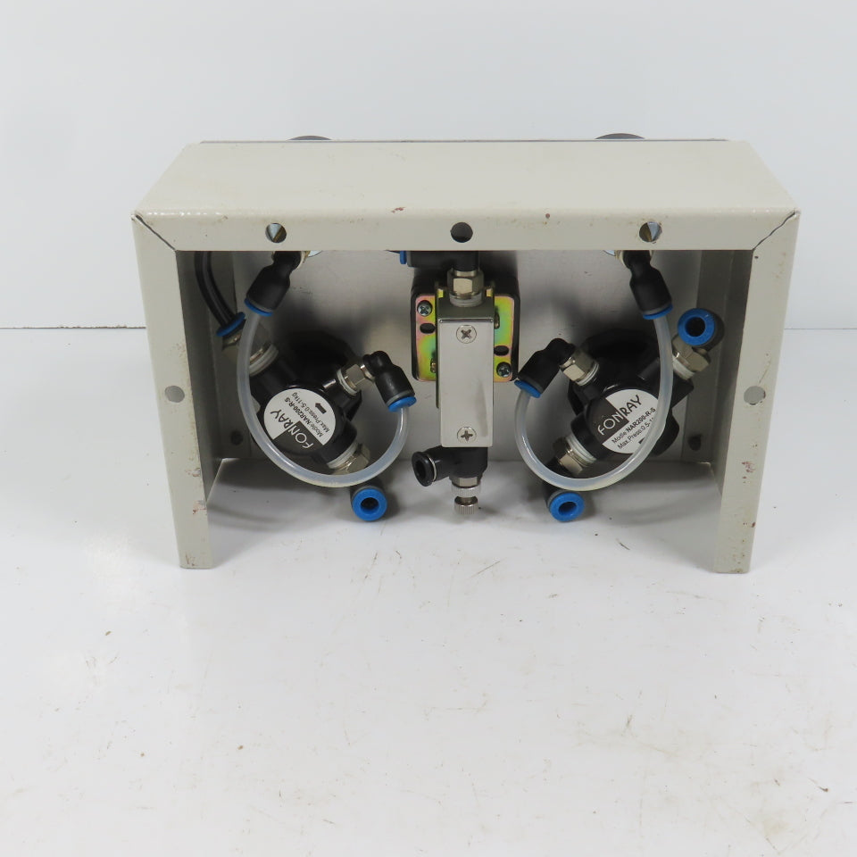 Fonray NAR200-R-S Dual Compressed Air Regulators W/ Gauges & Switch Control