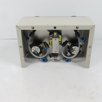 Fonray NAR200-R-S Dual Compressed Air Regulators W/ Gauges & Switch Control