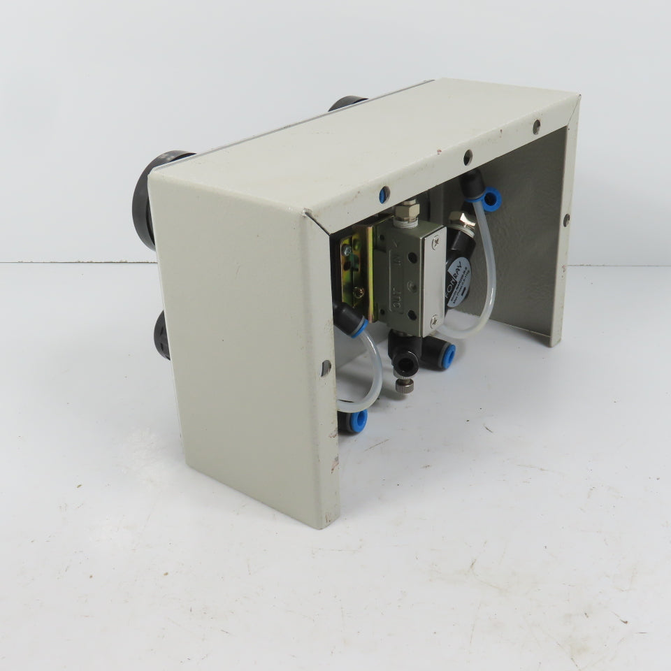 Fonray NAR200-R-S Dual Compressed Air Regulators W/ Gauges & Switch Control