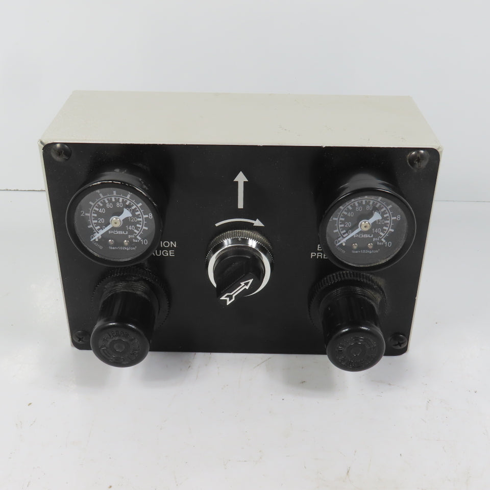Fonray NAR200-R-S Dual Compressed Air Regulators W/ Gauges & Switch Control