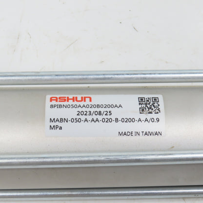 Ashun MABN-050-A-AA-020-B-0200 Double Acting Air Cylinder 50mm Bore 200mm Stroke