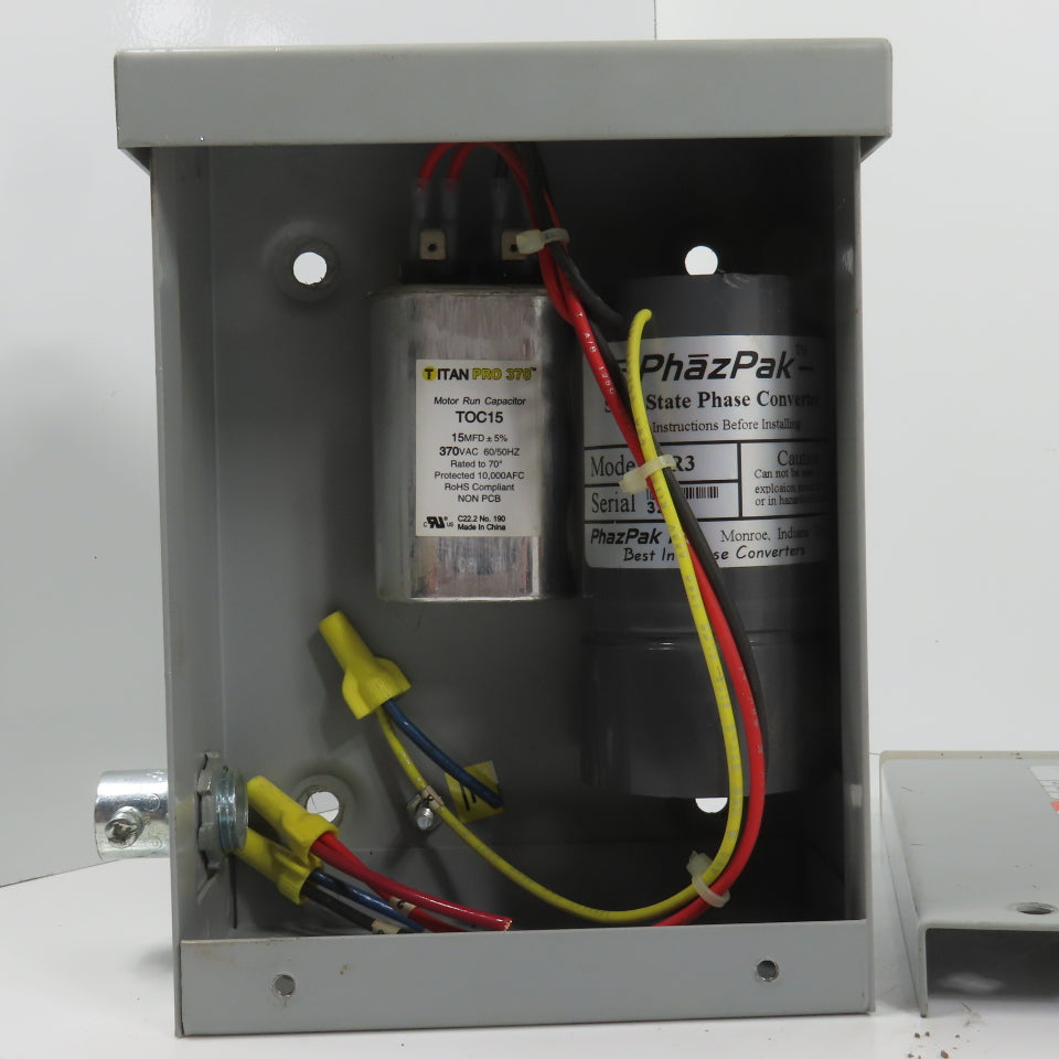 PhazPak PR-1/2 Solid State Phase Converter 1/2HP 230V 1PH / 3PH