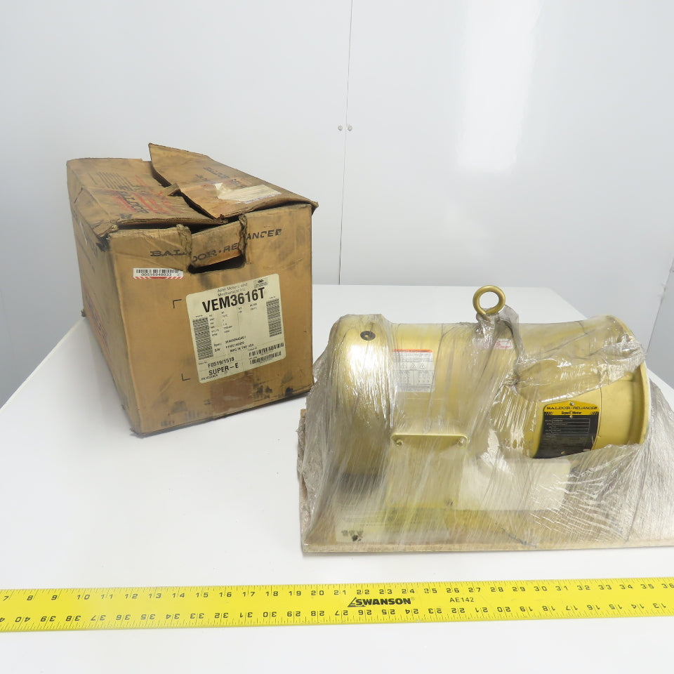 Baldor VEM3616T 7.5HP AC Electric Motor 3Ph 230/460V 3450RPM 184TC Frame NEW