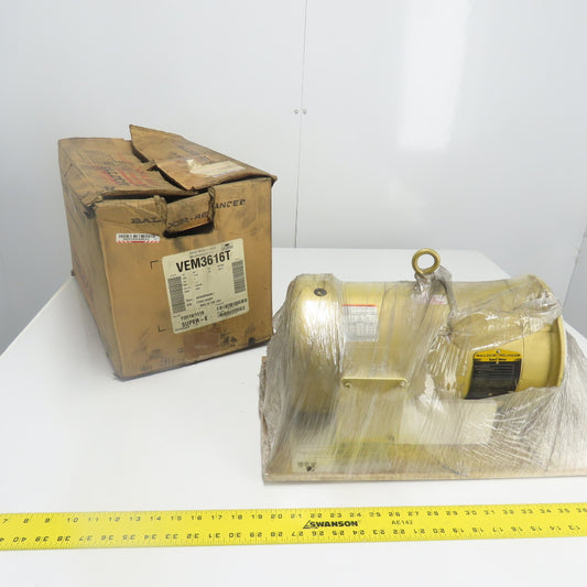 Baldor VEM3616T 7.5HP AC Electric Motor 3Ph 230/460V 3450RPM 184TC Frame NEW