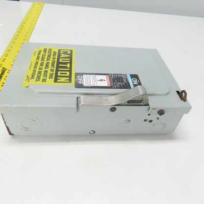 Siemens F351 Ser A 30A 600V 3P Fusible Safety Disconnect Switch 15Hp