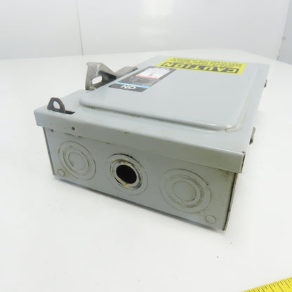 Siemens F351 Ser A 30A 600V 3P Fusible Safety Disconnect Switch 15Hp