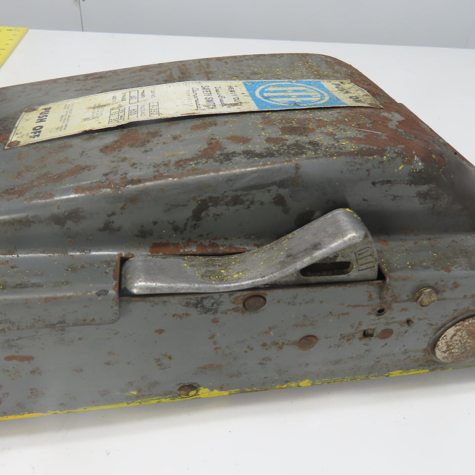 ITE F-352 60A Vacu-Break Safety Disconnect Switch 600VAC 3Ph