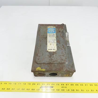 ITE F-352 60A Vacu-Break Safety Disconnect Switch 600VAC 3Ph