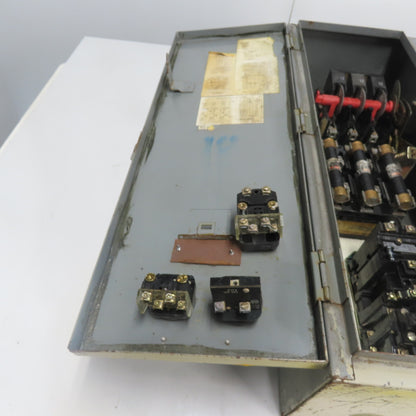 Square D SDG 16 Ser C 60A Fused Combination Starter Disconnect 600V