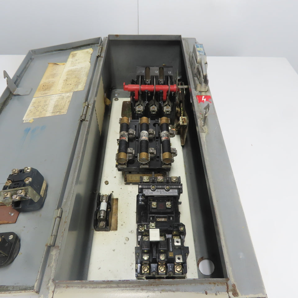 Square D SDG 16 Ser C 60A Fused Combination Starter Disconnect 600V