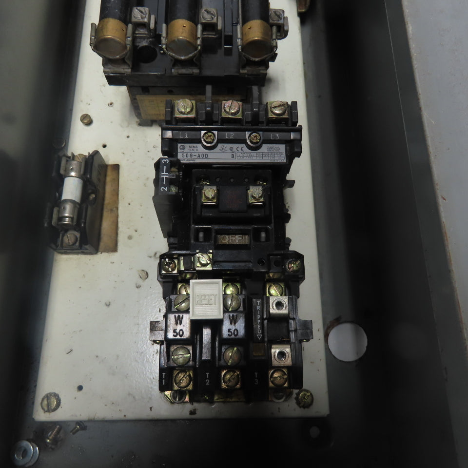 Square D SDG 16 Ser C 60A Fused Combination Starter Disconnect 600V