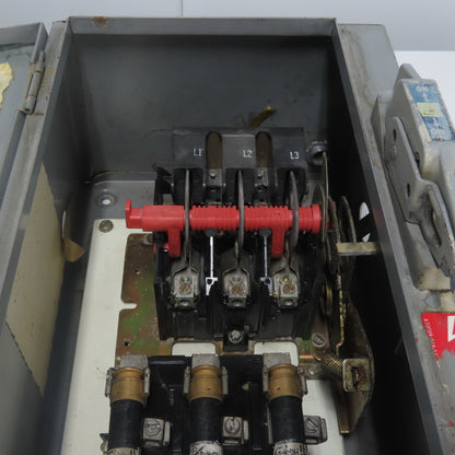 Square D SDG 16 Ser C 60A Fused Combination Starter Disconnect 600V