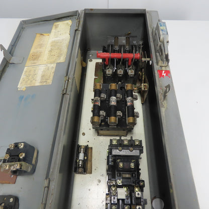 Square D SDG 16 Ser C 60A Fused Combination Starter Disconnect 600V