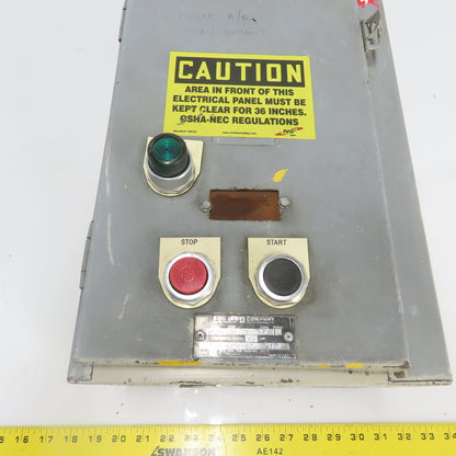 Square D SDG 16 Ser C 60A Fused Combination Starter Disconnect 600V
