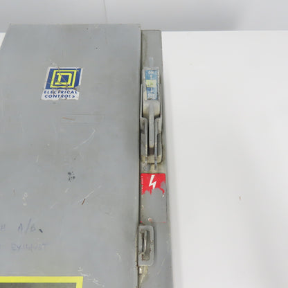 Square D SDG 16 Ser C 60A Fused Combination Starter Disconnect 600V
