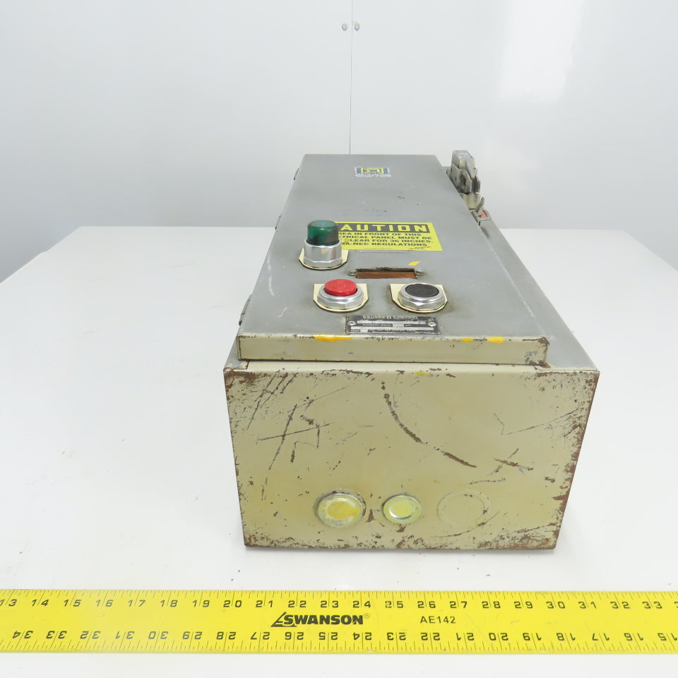 Square D SDG 16 Ser C 60A Fused Combination Starter Disconnect 600V