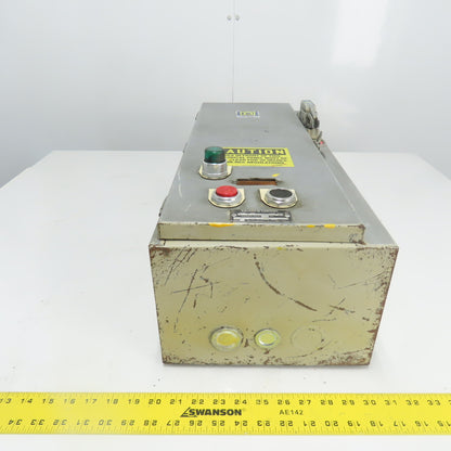 Square D SDG 16 Ser C 60A Fused Combination Starter Disconnect 600V