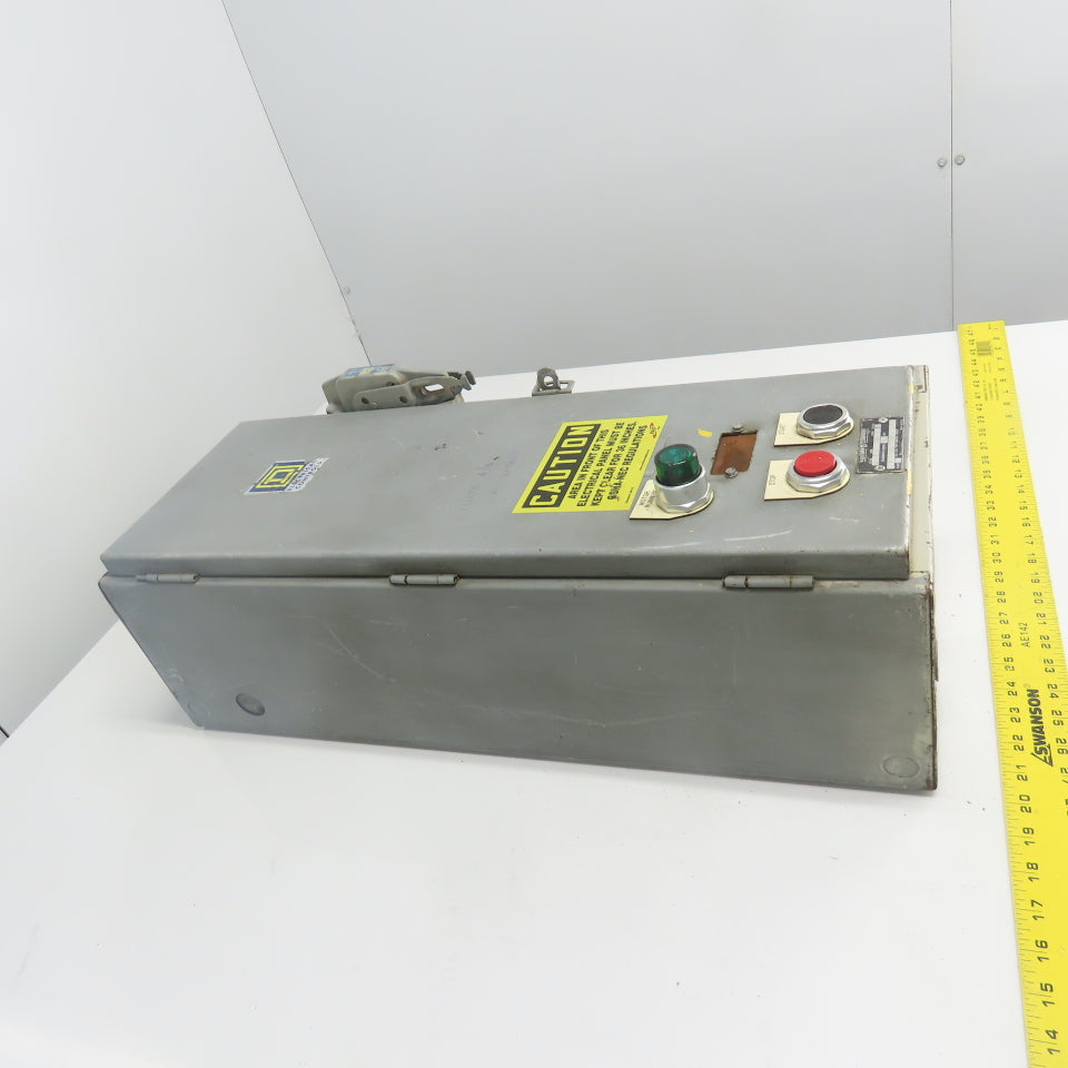 Square D SDG 16 Ser C 60A Fused Combination Starter Disconnect 600V