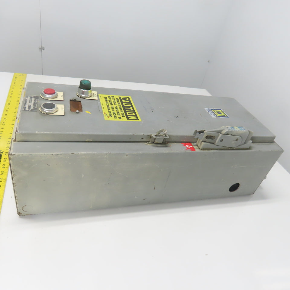 Square D SDG 16 Ser C 60A Fused Combination Starter Disconnect 600V
