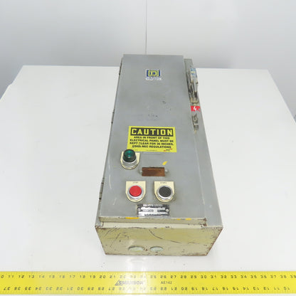 Square D SDG 16 Ser C 60A Fused Combination Starter Disconnect 600V