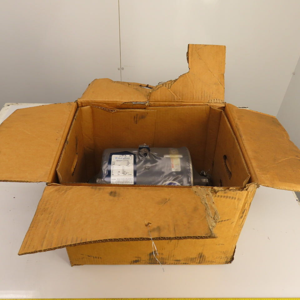Marathon U402C 5HP AC Electric Motor 208-230/460V 3PH 3500RPM 182TC NEW