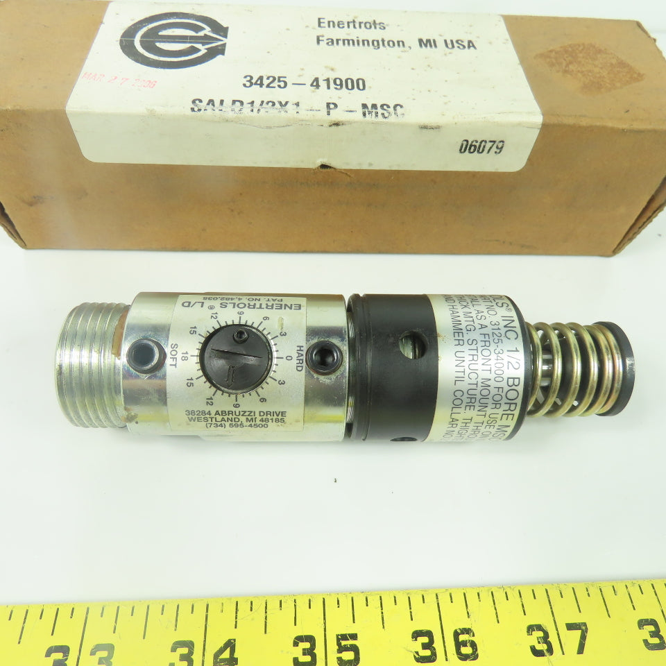 Enertrols 3425-41900 SALD1/2X1-P-MSC Shock Absorber 1/2" Bore 1" Stroke